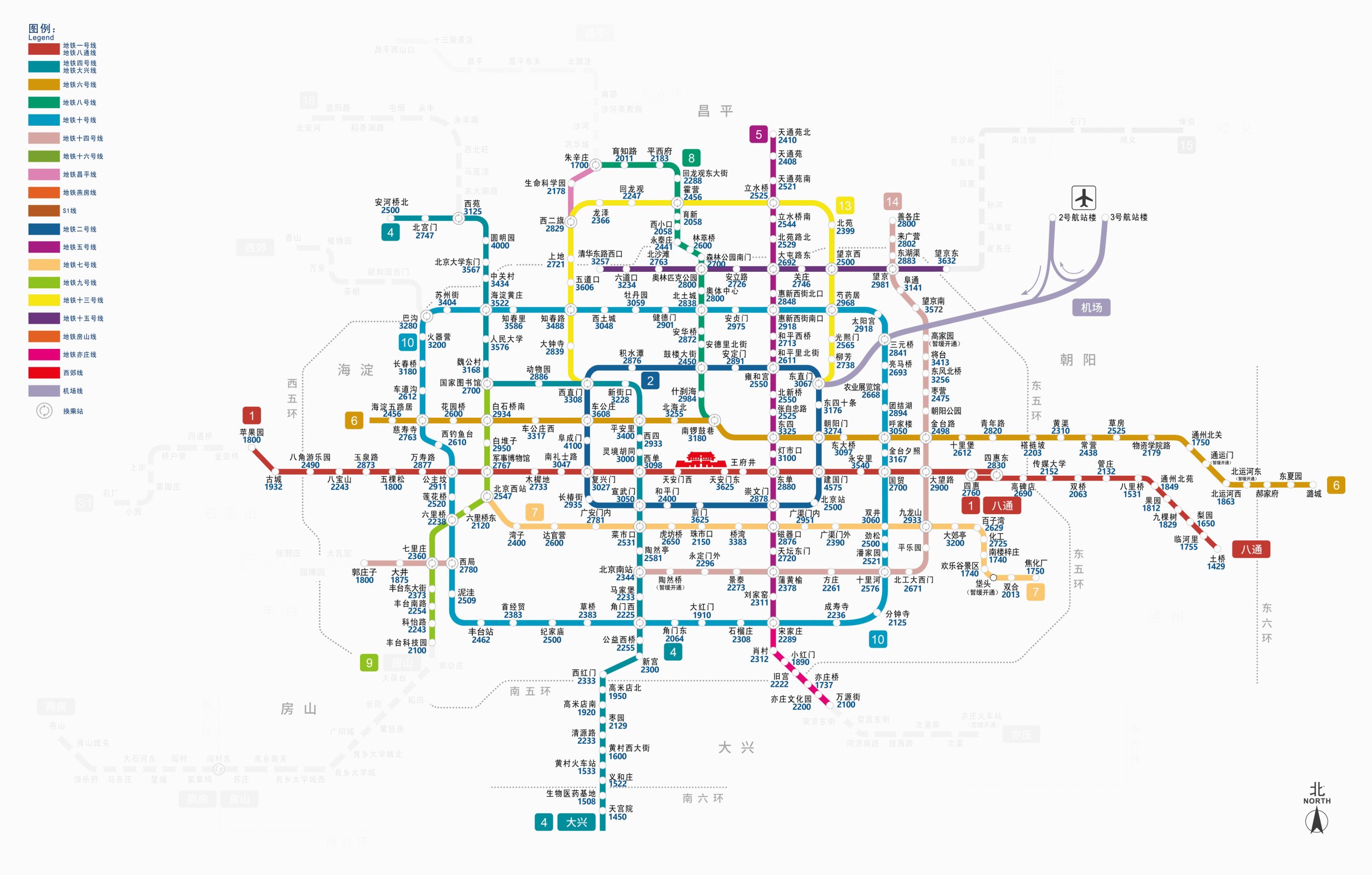 北京地铁图最新高清版，城市脉络新视角探索